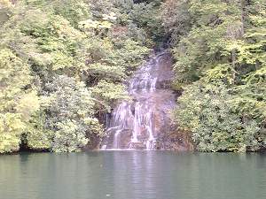 Another waterfall on Lake Jocassee