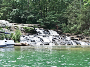 Waterfall on Lake Keowee