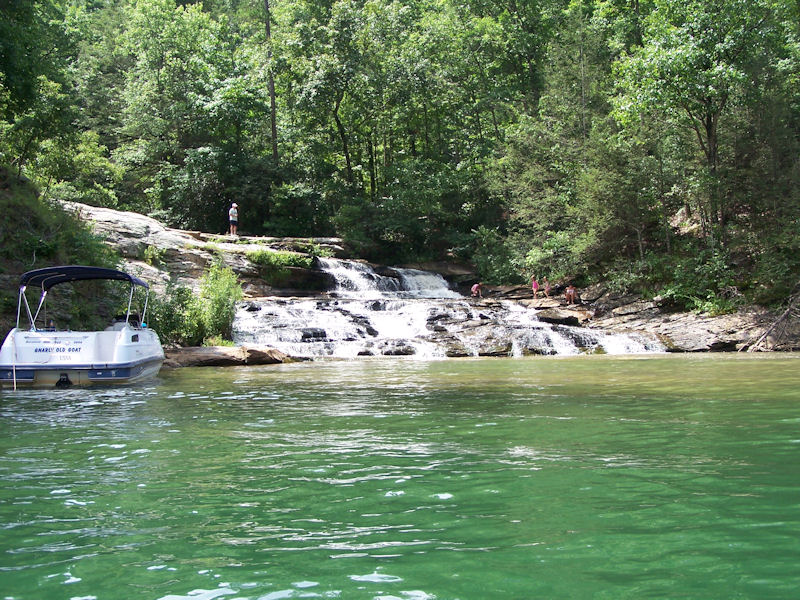 Waterfall on Lake Keowee