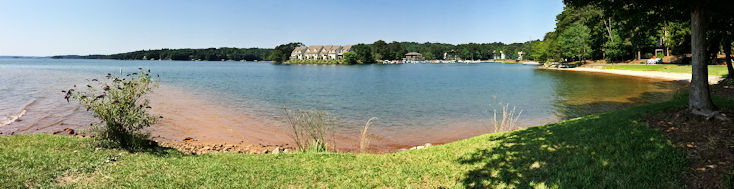 View from end of Keowee Key Leisure Trail