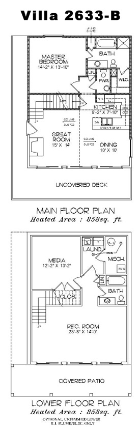 Knots Landing Floor Plan 2633-B